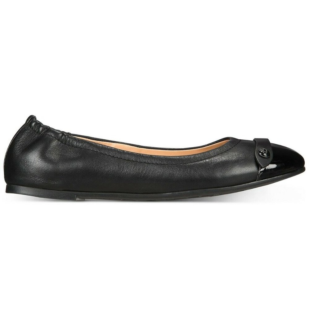 COACH Brandi Ballet Flats Shoes Black - Picture 2 of 3